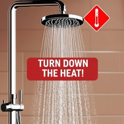 hot showers bad for skin