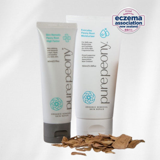Maintain and treat damaged skin with peony products approved by eczema association