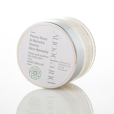 Peony Root & Manuka Honey Skin Cream - 20mls Pure Peony for eczema, psoriasis, itchy skin and bites